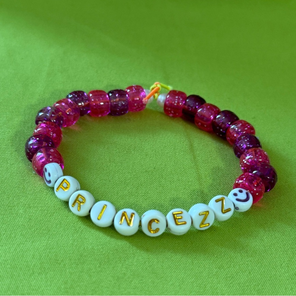 Handmade Princess Friendship Bracelet w y2k vibes